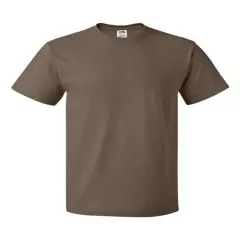 Fruit of the Loom&reg; HD Cotton Crewneck Short Sleeve T-Shirt Chocolate