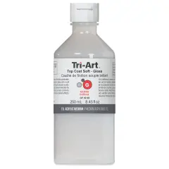 Tri-Art Top Coat Medium - Soft Gloss, 8 oz, Bottle