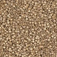 Miyuki Delica Bead 11/0 - DB0334 - Matte 24kt Gold Light Plated