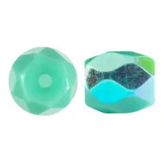 Baros Par Puca&reg; Czech glass bead, Frost Jade AB, 10 grams