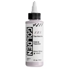Golden High Flow Acrylics - Titan Violet Pale, 4 oz bottle