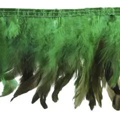 Belagio Feather Trim, 9" Wide, 10-Yard Bolt, Emerald