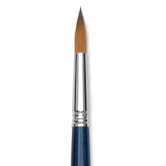 Escoda Optimo Kolinsky Sable Brush - Pointed Round, Long Handle, Size 12