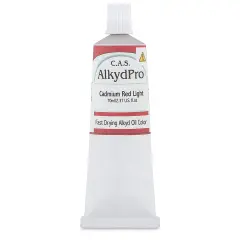 CAS AlkydPro Fast-Drying Alkyd Oil Color - Cadmium Red Light, 70 ml tube
