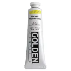 Golden Heavy Body Artist Acrylics - Bismuth Vanadate Yellow, 2 oz Tube