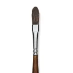 Blick Studio Natural Squirrel Brush - Oval Wash, Short Handle, 1/4"