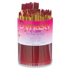 Dynasty Fine Ruby Synthetic Brush Set - Set of 72