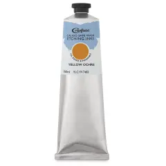 Cranfield Caligo Safe Wash Etching Ink - Yellow Ochre, 150 ml Tube