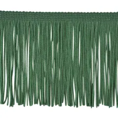 Belagio Chainette Fringe, 4" Wide, 10-Yard Bolt, Celadon Green