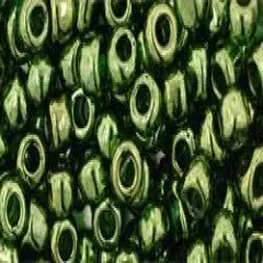 Toho 6/0 Round Japanese Seed Bead, TR6-333, Gold Luster Fern