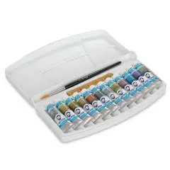 Van Gogh Watercolors Set - Set of 12, Specialty Metallic & Interference, 10 ml tubes