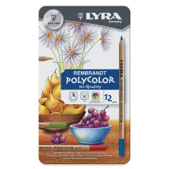 Lyra Rembrandt Polycolor Premium Oil-Based Colored Pencil Set - Set of 12