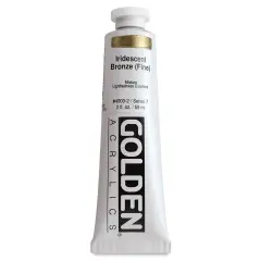 Golden Heavy Body Acrylic Paint - Iridescent Bronze (Fine), 2 oz Tube