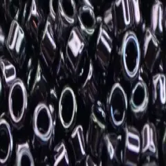 Toho Aiko Cylinder Seed Bead - TB-0090 - Metallic Amethyst Gun Metal