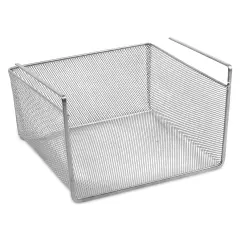 Design Ideas MeshWorks Undershelf Basket - Silver, Large