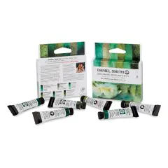 Daniel Smith Extra Fine Watercolor - Set of 6, Jean Haines' Green With Envy, 5 ml Tubes