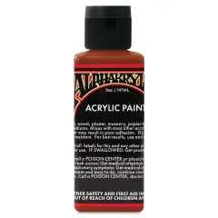 Alpha6 Alphakrylic Acrylic Paint - Burnt Orange, 5 oz