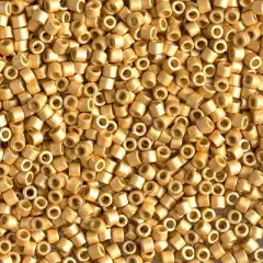 Miyuki Delica Bead 10/0, DBM1832F, Matte Duracoat Galvanized Gold