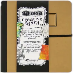 Dyan Reaveley's Dylusions Creative Dyary 2 5"X8"-Kraft W/Black