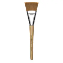 Blick Mega Golden Taklon Brush - Mega Flat, Short Handle, Size 50