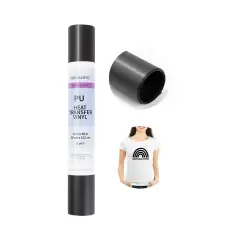 Black Matte Heat Transfer Vinyl Roll