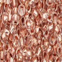 Toho 8/0 Round Japanese Seed Bead, TR8-740, Copper Lined Crystal