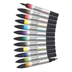 Winsor & Newton Promarker Watercolor Markers - Basic Colors, Set of 12