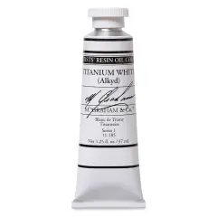 M. Graham Artists' Oil Color - Titanium White-Alkyd (Rapid Dry), 37 ml tube
