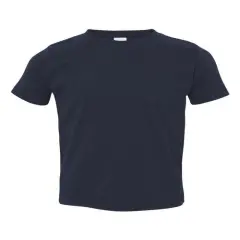 Rabbit Skins&reg; Toddler Short Sleeve Crewneck Fine Jersey Tee - 3321 Navy