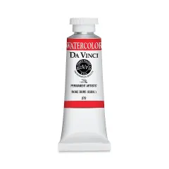 Da Vinci Artists' Permanent Watercolor - Quinacridone Rose Dore, 37 ml tube