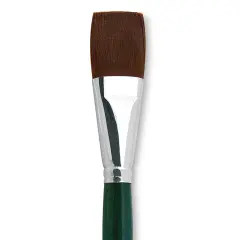 Silver Brush Ruby Satin Synthetic Brush - Bright, Size 30, Short Handle