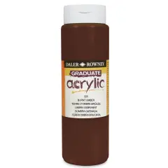 Daler-Rowney Graduate Acrylics - Burnt Umber, 500 ml bottle