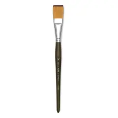 Blick Studio Short Handle Synthetic Brush - One-Stroke Wash, Short Handle, 3/4"