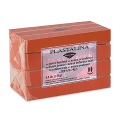 Van Aken Plastalina Modeling Clay - 4.5 lb, Terra Cotta