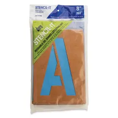 Oil Board Lettering Stencils - 8" Set