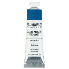 Williamsburg Handmade Oil Paints - Cerulean Blue, 37 ml tube