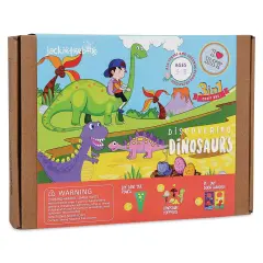 JackInTheBox 3-in-1 Activity Box Kit - Discovering Dinosaurs