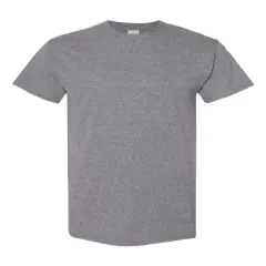 Premium Thick Cotton T-Shirt Sturdy and Soft for All-Day Comfort Graphite Heather