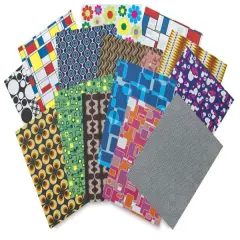 Roylco Decorative Papers - 8-1/2" x 11", Retro Pop, 32 Sheets