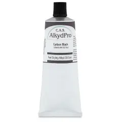 CAS AlkydPro Fast-Drying Alkyd Oil Color - Carbon Black, 120 ml tube