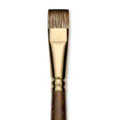 Winsor & Newton Monarch Mongoose Brush - Bright, Long Handle, Size 16