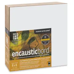 Ampersand Encausticbord - 8" x 8" x 2-1/8", Cradled