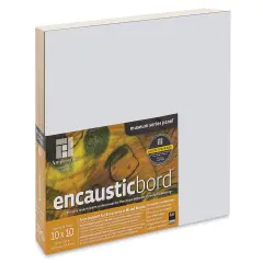 Ampersand Encausticbord - 10" x 10" x 1-1/2", Cradled