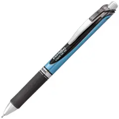 EnerGel RTX Retractable Liquid Gel Pen, (0.7mm) Needle Tip, Medium Line, Black Ink