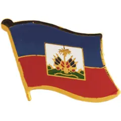 Haiti Flag Pin 1"