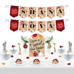 Big Dot of Happiness Rosh Hashanah - DIY Jewish New Year Party Shana Tova Signs - Snack Bar Decorations Kit - 50 Pieces