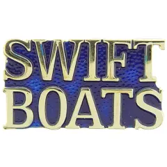 Swift Boats Pin 1"