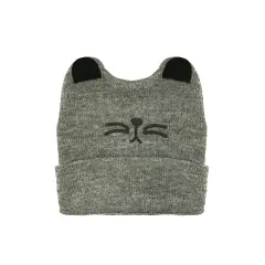 Wrapables Baby Knitted Winter Warm Cat Ear Beanie Cap Hat Gray