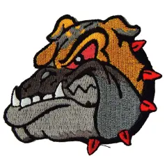 Bulldog Face Patch 3 1/8"