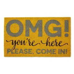 DII OMG You're Here Doormat 18x30